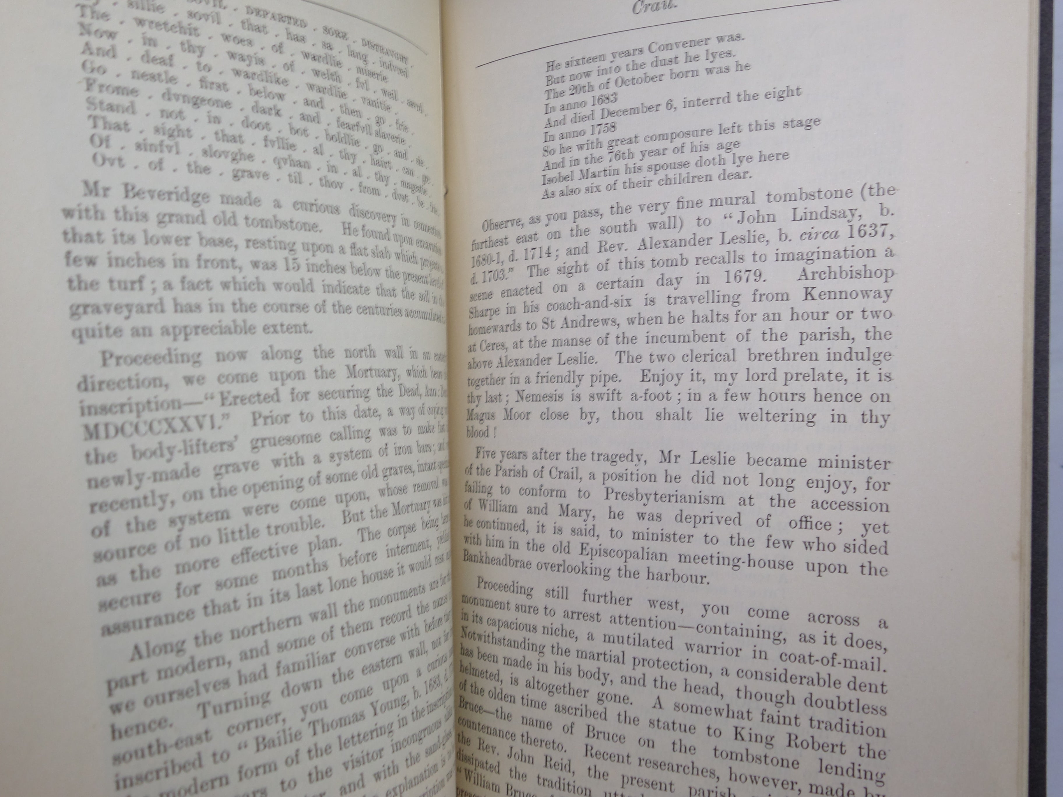 GUIDE TO CRAIL AND THE NEIGHBOURHOOD INCLUDING ISLE OF MAY BY JOHN JACKSON C1910