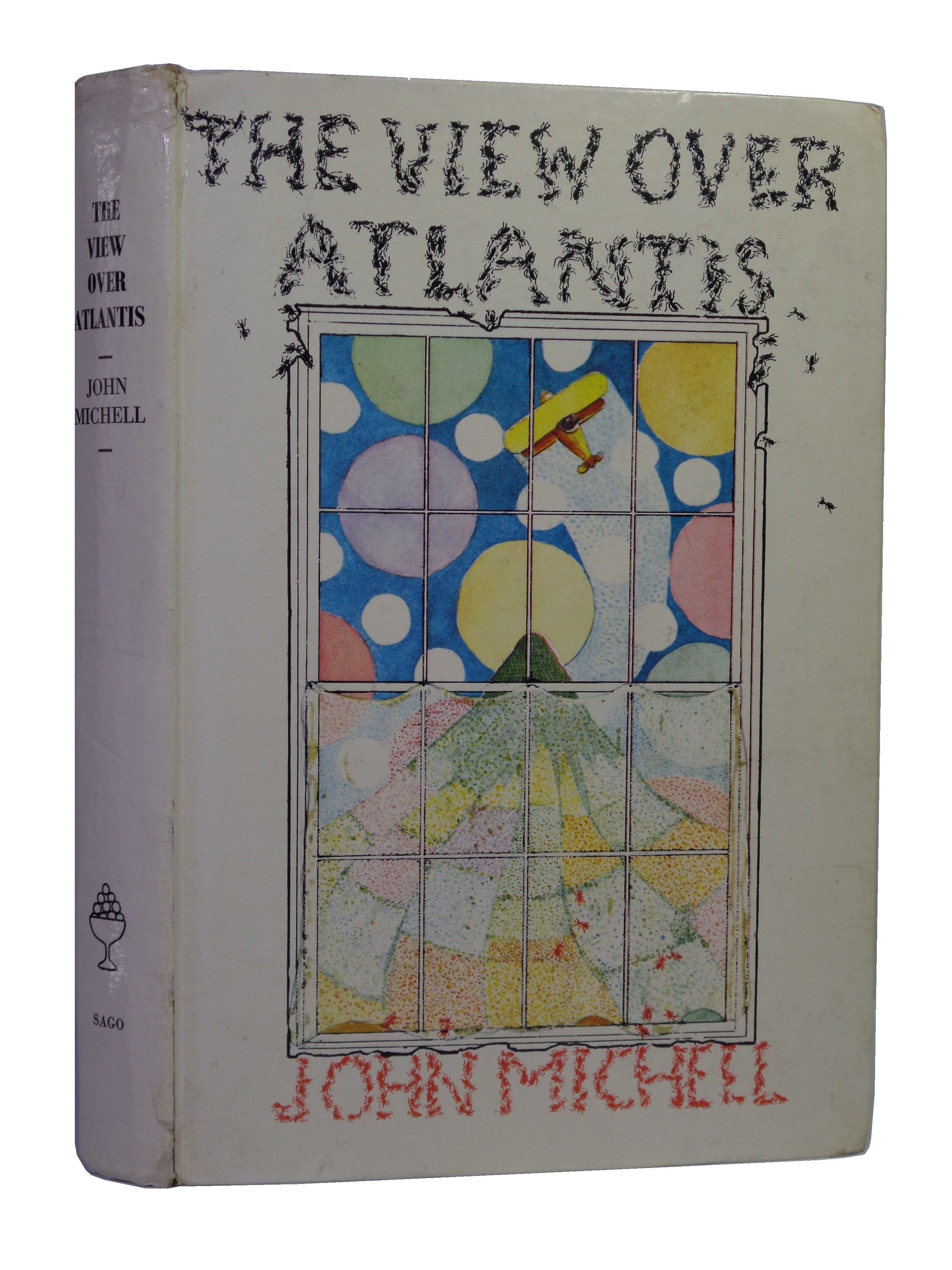 THE VIEW OVER ATLANTIS BY JOHN MICHELL 1969 FIRST EDITION HARDCOVER