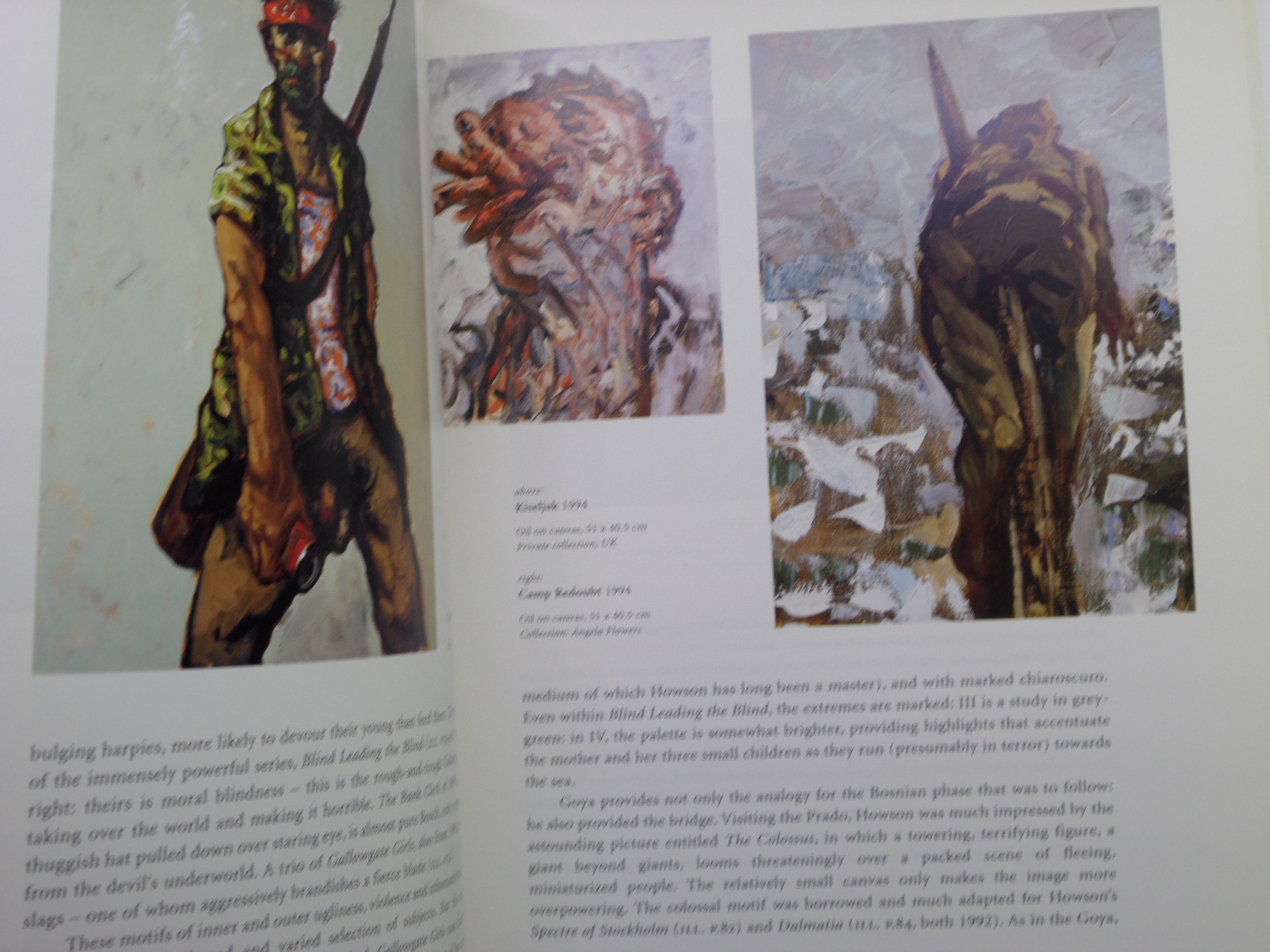 PETER HOWSON BY ROBERT HELLER 2003 SIGNED FIRST EDITION