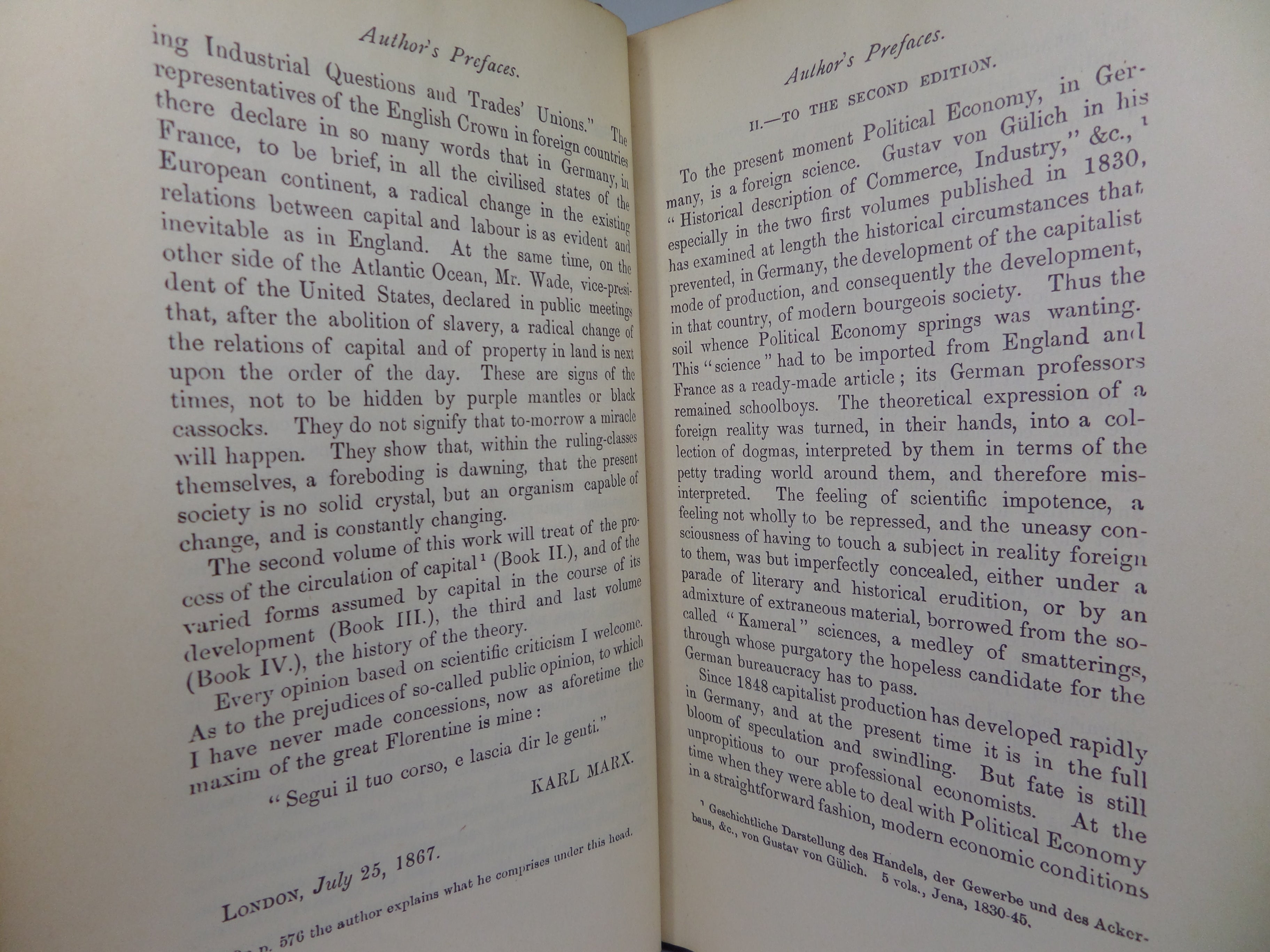 CAPITAL: A CRITIQUE OF POLITICAL ECONOMY BY KARL MARX 1907-1938