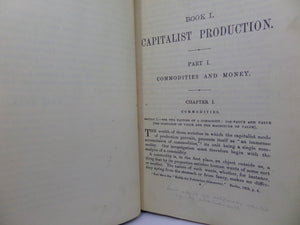 CAPITAL: A CRITIQUE OF POLITICAL ECONOMY BY KARL MARX 1907-1938