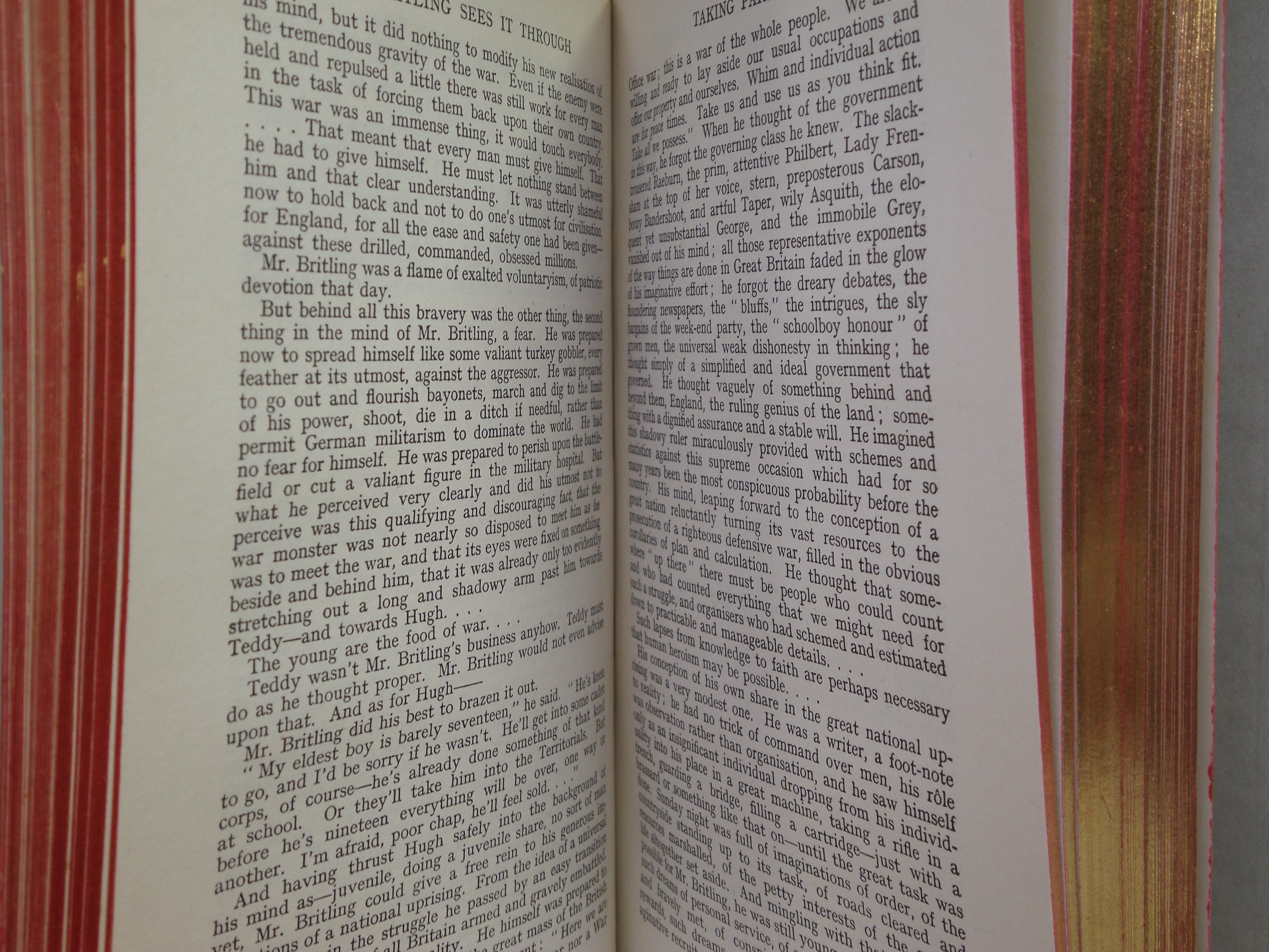 MR BRITLING SEES IT THROUGH & IN THE DAYS OF THE COMET BY H. G. WELLS C.1940