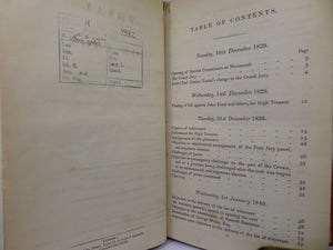 THE TRIAL OF JOHN FROST FOR HIGH TREASON UNDER A SPECIAL COMMISSION HELD AT MONMOUTH IN DECEMBER 1839 AND JANUARY 1840