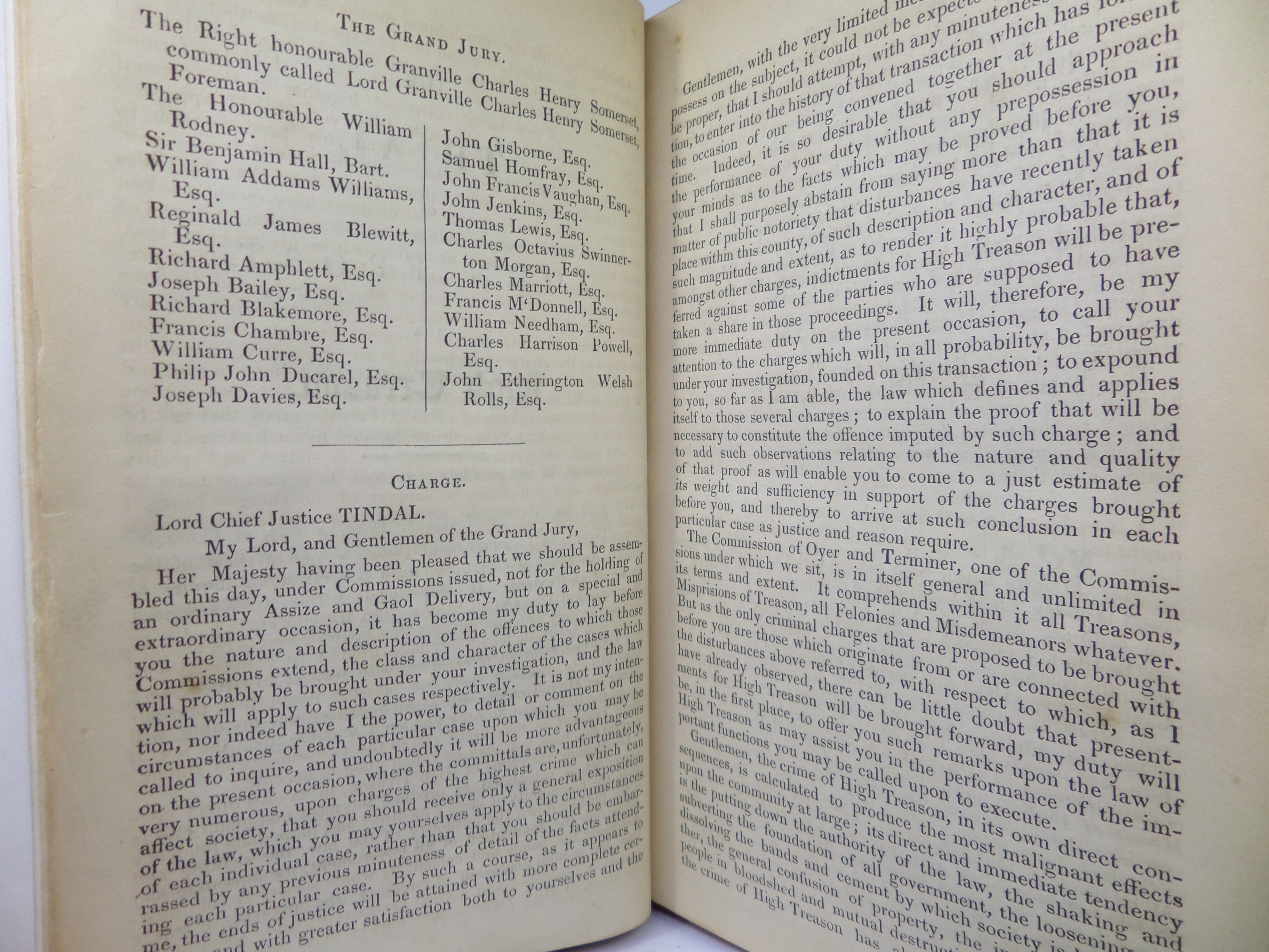 THE TRIAL OF JOHN FROST FOR HIGH TREASON UNDER A SPECIAL COMMISSION HELD AT MONMOUTH IN DECEMBER 1839 AND JANUARY 1840