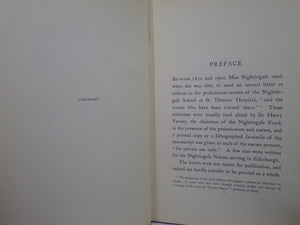 FLORENCE NIGHTINGALE TO HER NURSES 1914 FIRST EDITION