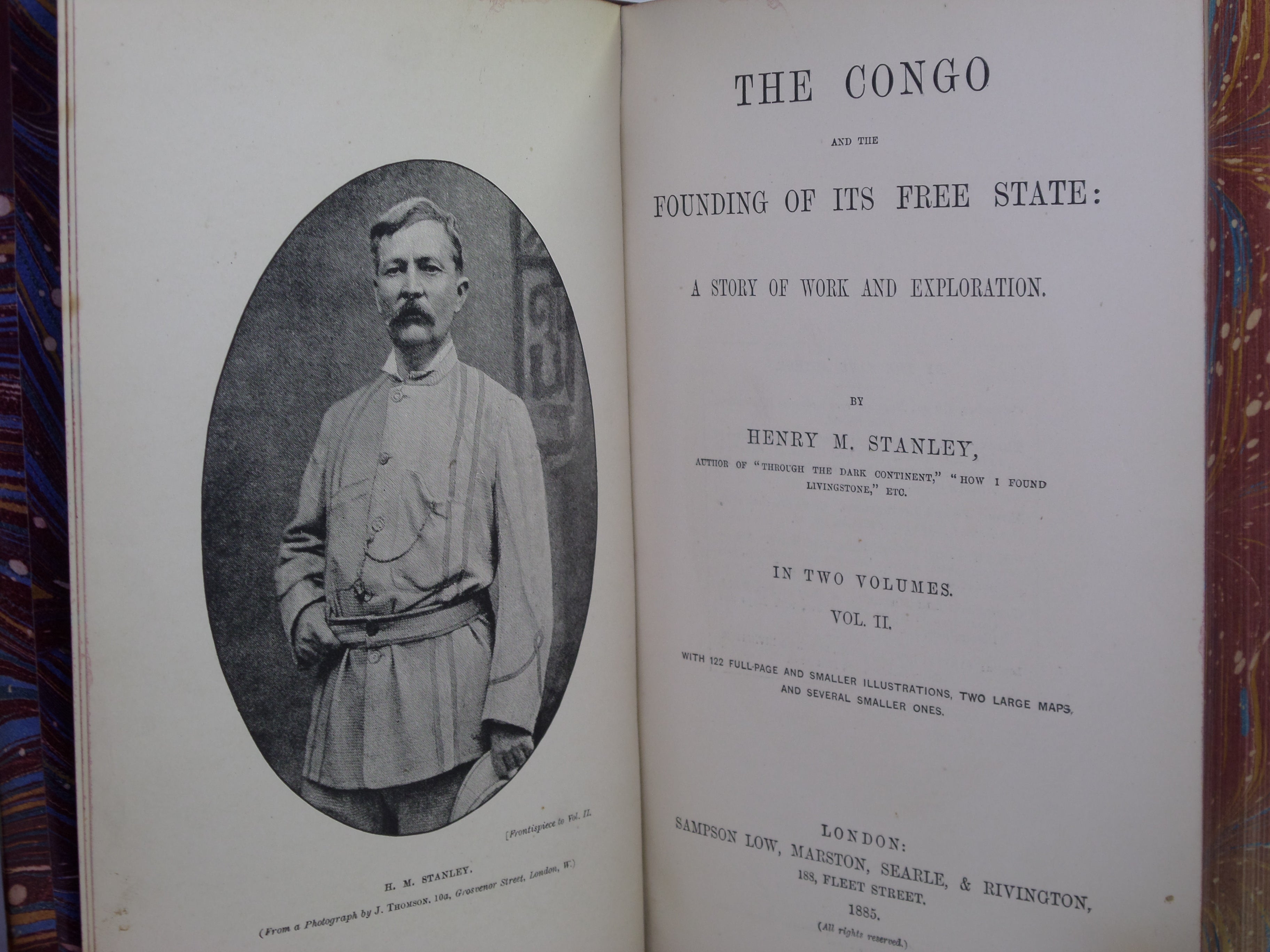 THE CONGO AND THE FOUNDING OF ITS FREE STATE BY HENRY STANLEY 1885 FIRST EDITION