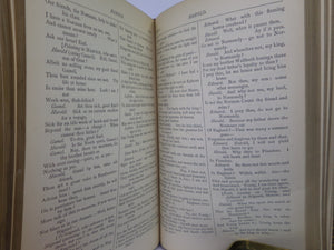 THE WORKS OF ALFRED LORD TENNYSON 1891 FINE LEATHER BINDING