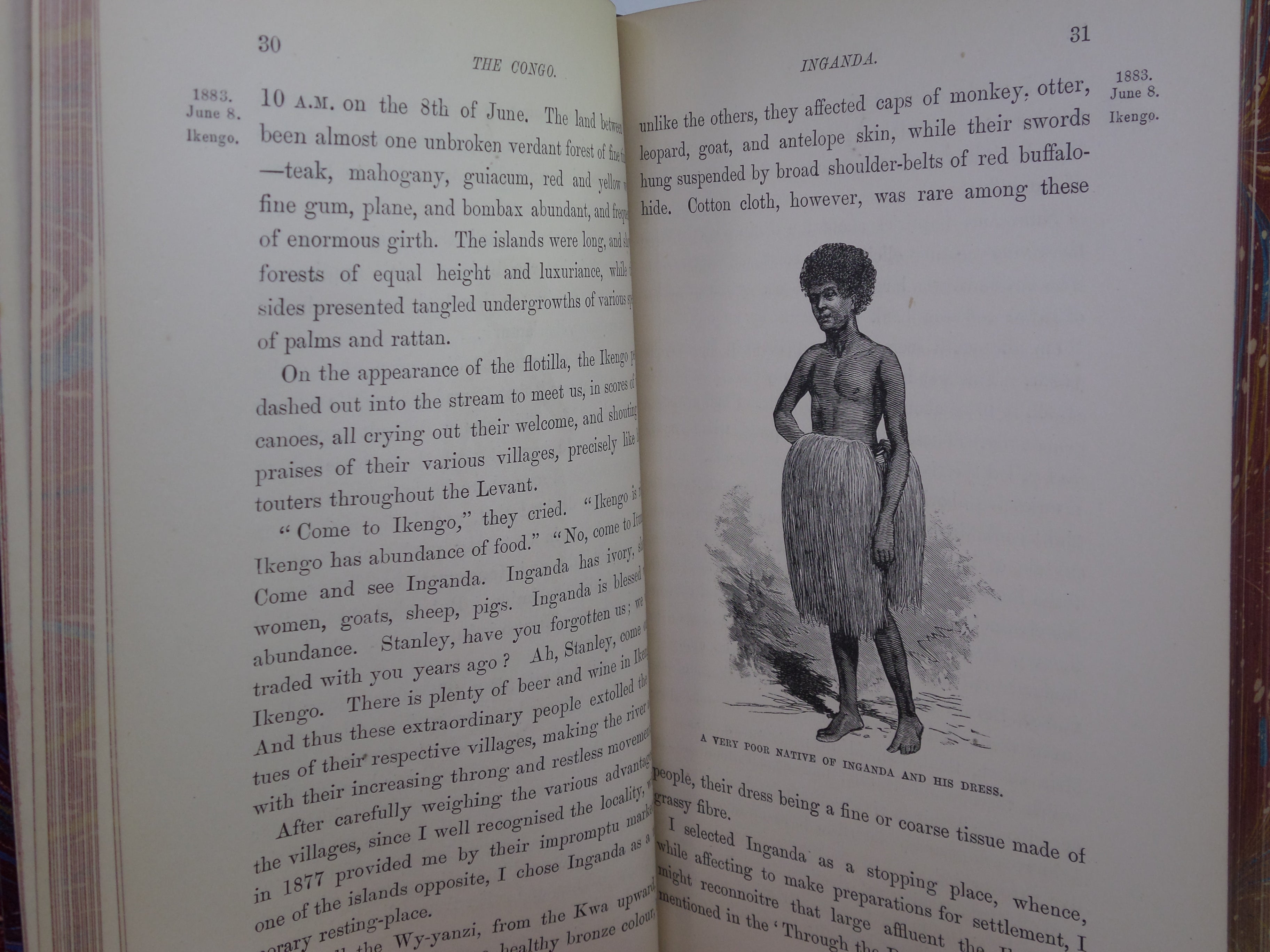 THE CONGO AND THE FOUNDING OF ITS FREE STATE BY HENRY STANLEY 1885 FIRST EDITION