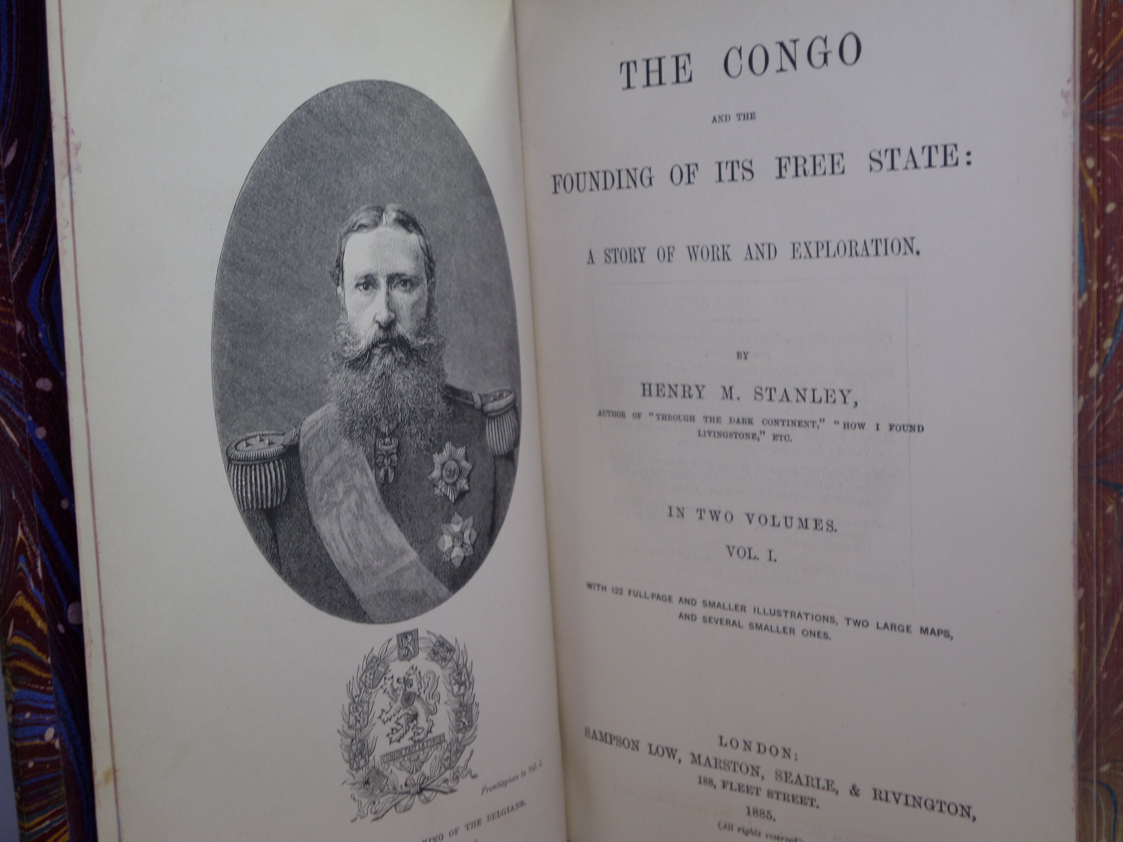 THE CONGO AND THE FOUNDING OF ITS FREE STATE BY HENRY STANLEY 1885 FIRST EDITION