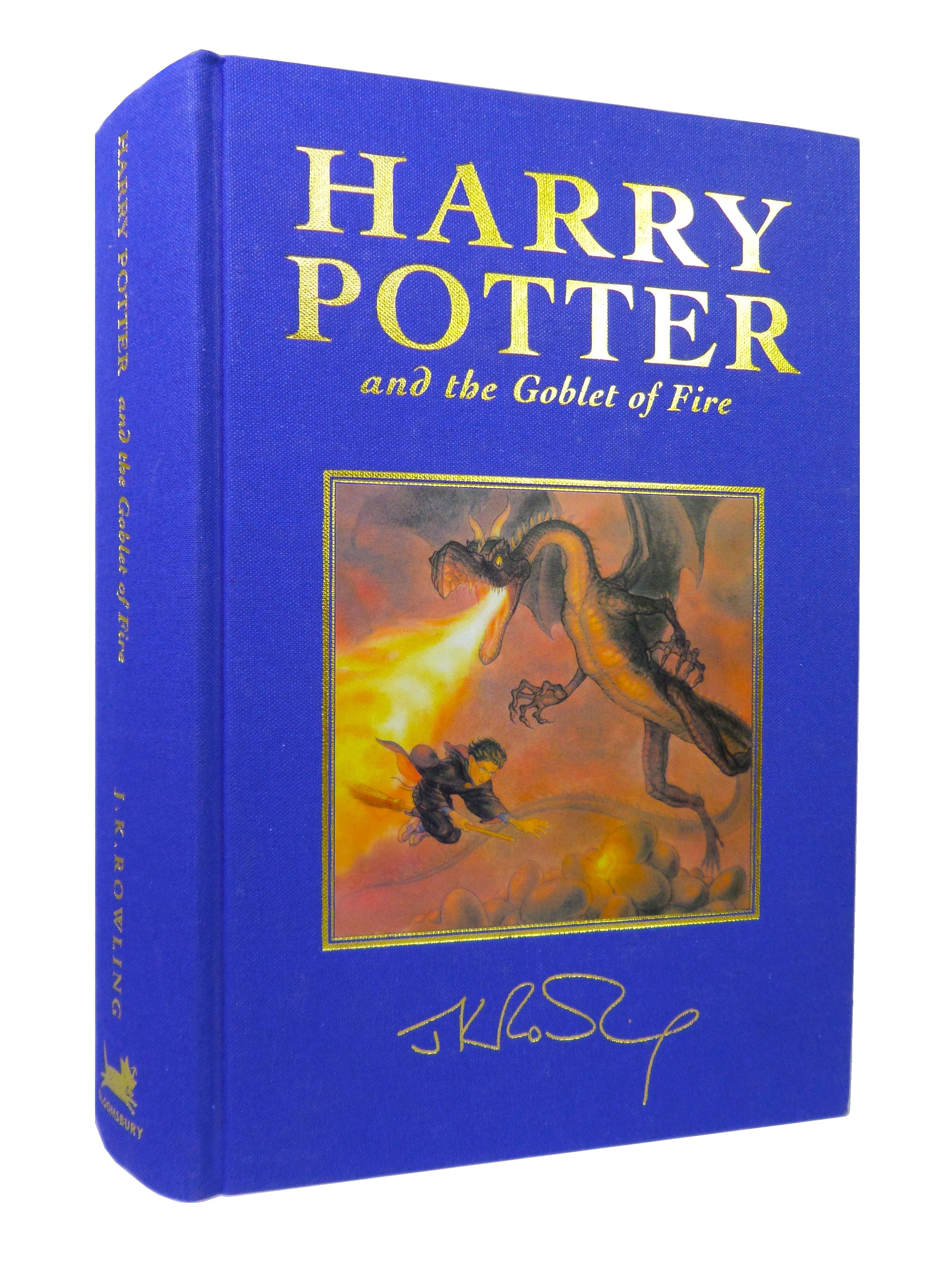 HARRY POTTER AND THE GOBLET OF FIRE BY J.K. ROWLING 2000 FIRST DELUXE EDITION
