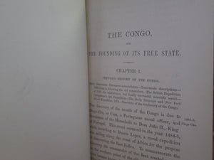 THE CONGO AND THE FOUNDING OF ITS FREE STATE BY HENRY STANLEY 1885 FIRST EDITION