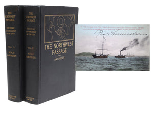 ROALD AMUNDSEN'S "THE NORTH WEST PASSAGE" 1908 SIGNED FIRST AMERICAN EDITION