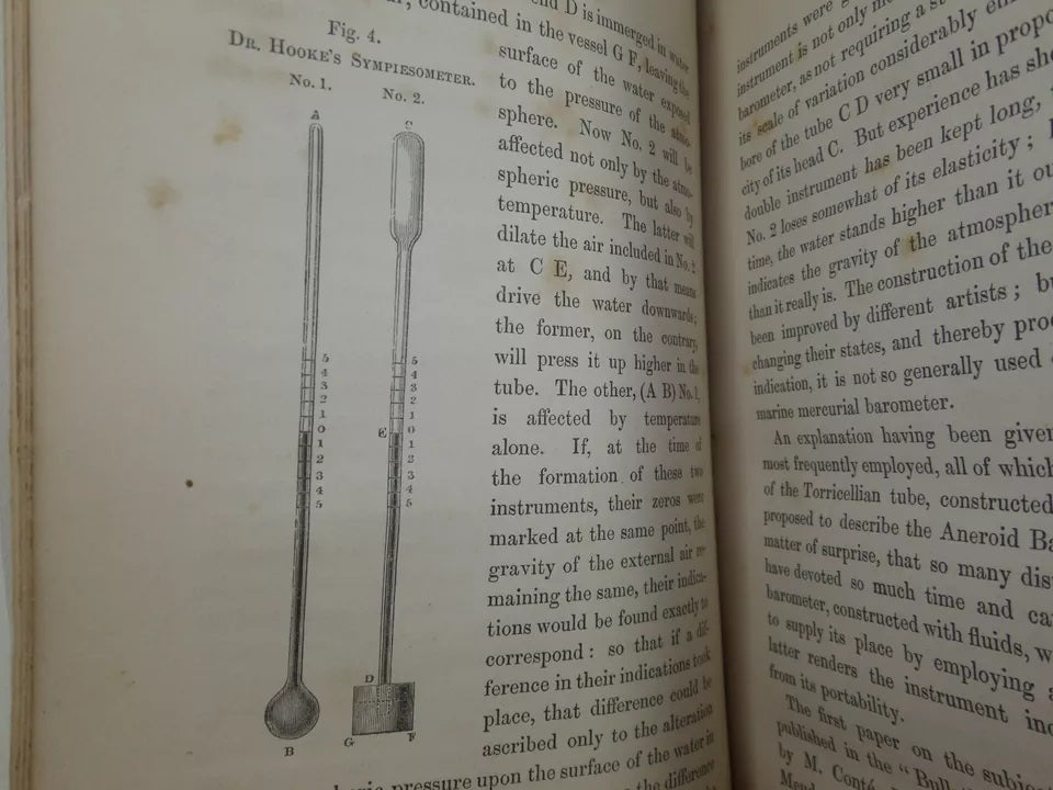 TREATISE ON THE ANEROID, A NEWLY INVENTED PORTABLE BAROMETER BY EDWARD DENT 1849