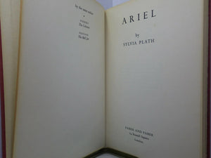 ARIEL BY SYLVIA PLATH 1966 THIRD IMPRESSION