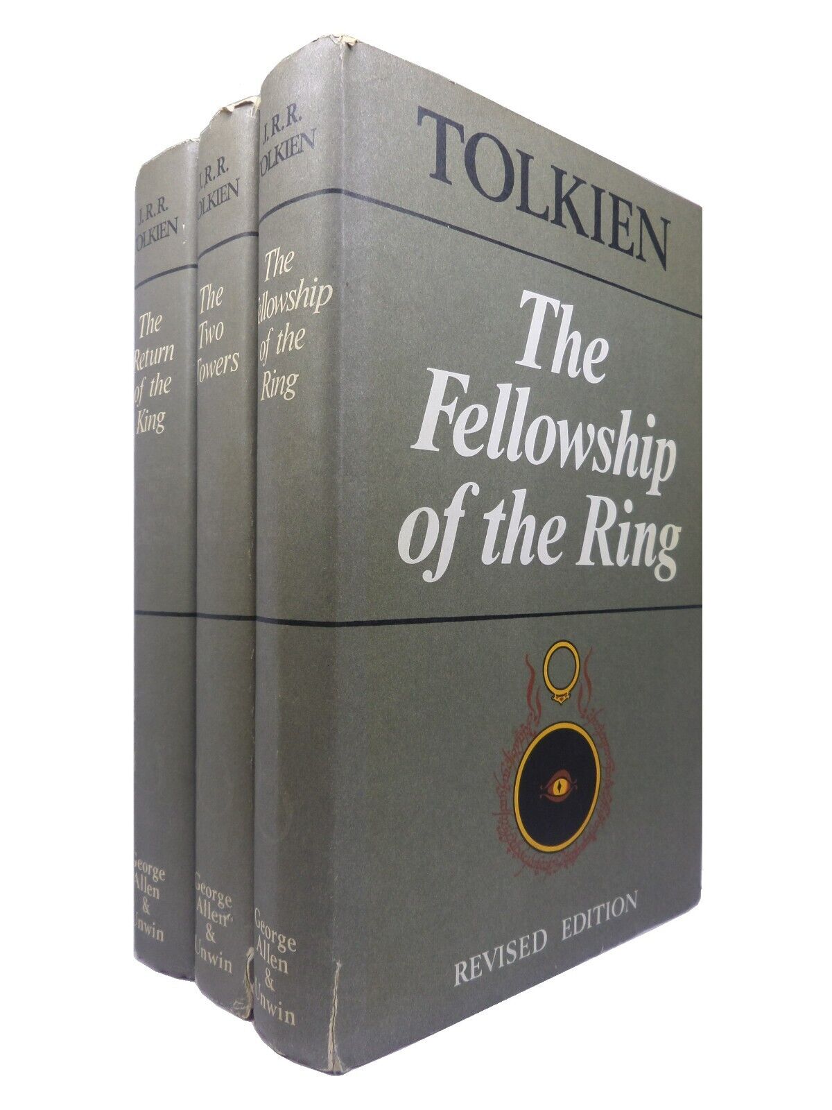 LORD OF THE RINGS TRILOGY J.R.R. TOLKIEN 1973 SECOND EDITION, SEVENTH IMPRESSION