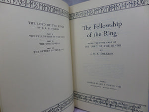 LORD OF THE RINGS TRILOGY J.R.R. TOLKIEN 1973 SECOND EDITION, SEVENTH IMPRESSION