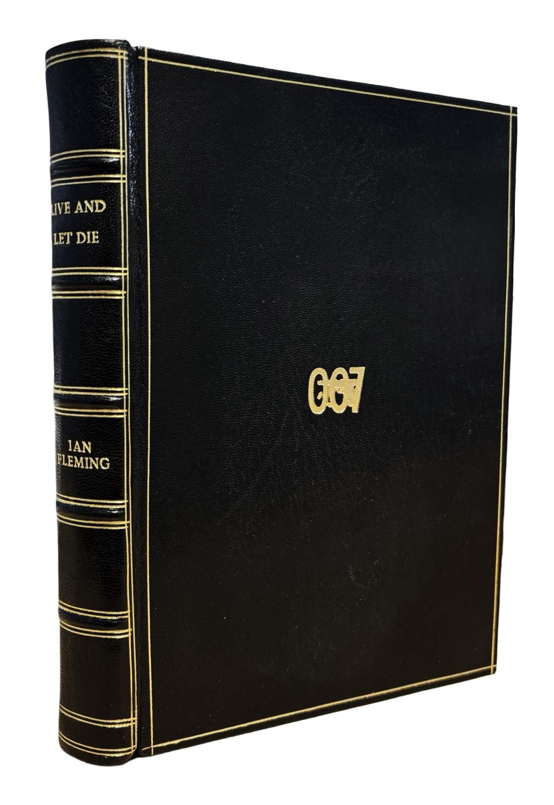 LIVE AND LET DIE BY IAN FLEMING 1954 LEATHER BOUND FIRST EDITION