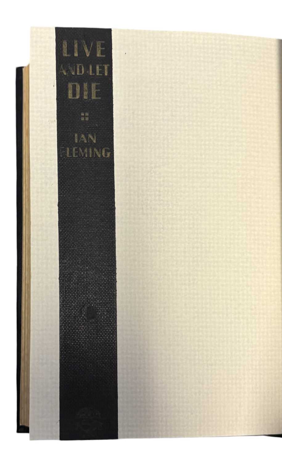 LIVE AND LET DIE BY IAN FLEMING 1954 LEATHER BOUND FIRST EDITION