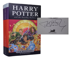 HARRY POTTER AND THE DEATHLY HALLOWS 2007 SIGNED FIRST EDITION