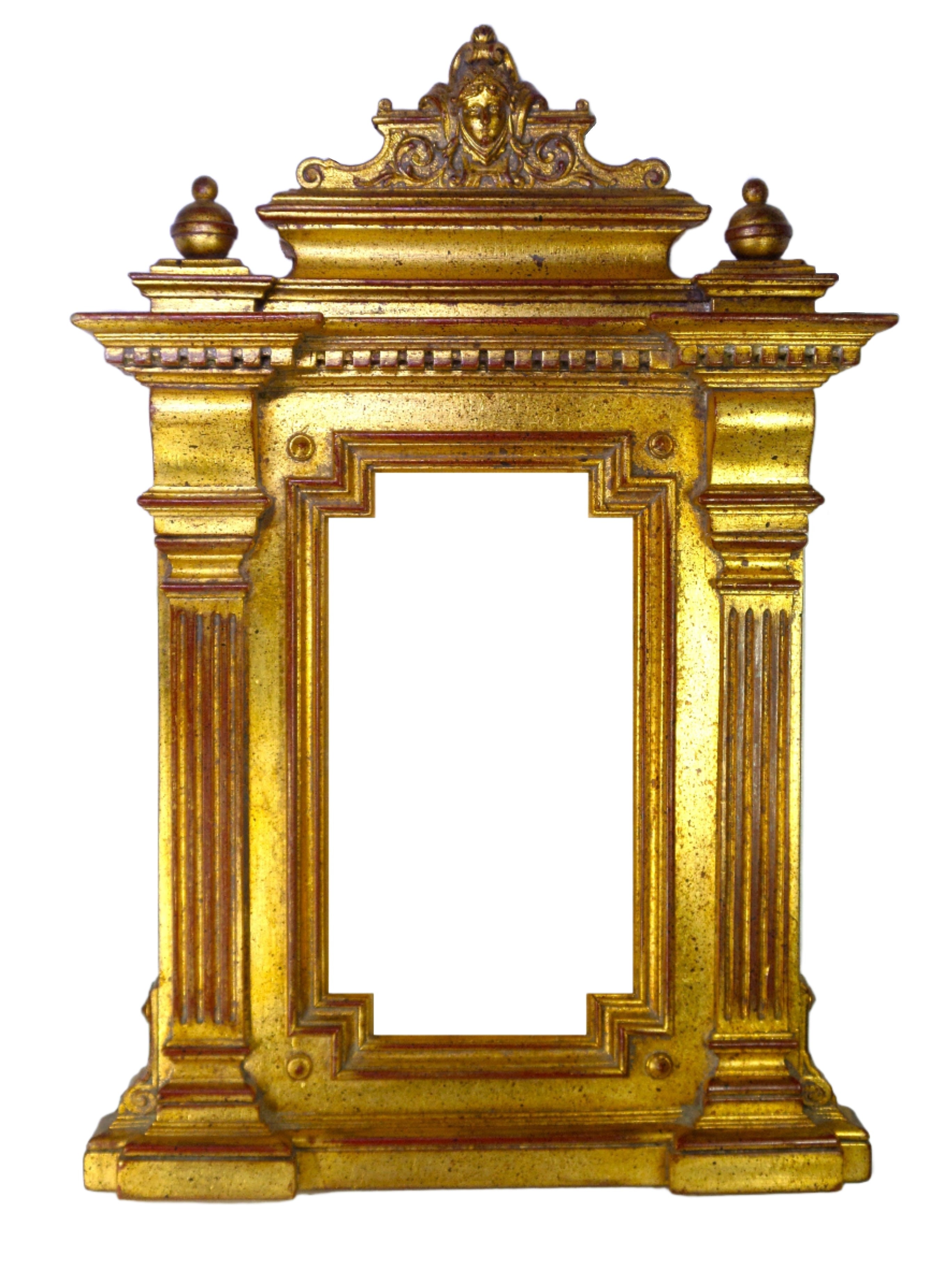 A Lithe Frame ANTIQUE TABERNACLE STYLE GILT FRAME – MFR Rare Books