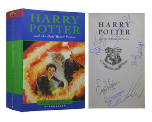 HARRY POTTER AND THE HALF-BLOOD PRINCE 2005 SIGNED BY J.K. ROWLING & CAST MEMBERS