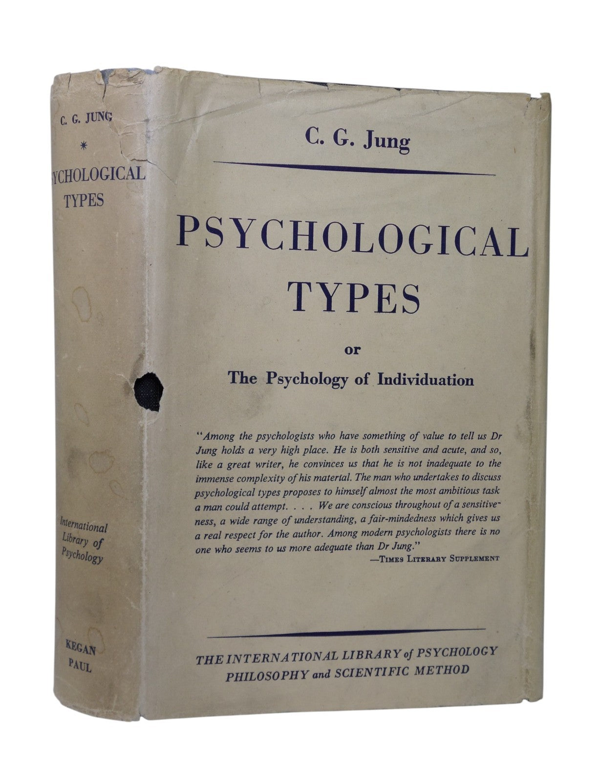 PSYCHOLOGICAL TYPES OR THE PSYCHOLOGY OF INDIVIDUATION BY CARL JUNG 19 ...