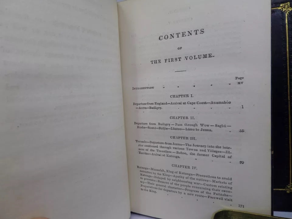 JOURNAL OF AN EXPEDITION TO EXPLORE THE COURSE AND TERMINATION OF THE NIGER 1832 FIRST EDITION