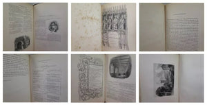 PICTORIAL EDITION OF SHAKESPEARE'S WORKS 1839-1843 LEATHER BOUND IN 8 VOLUMES