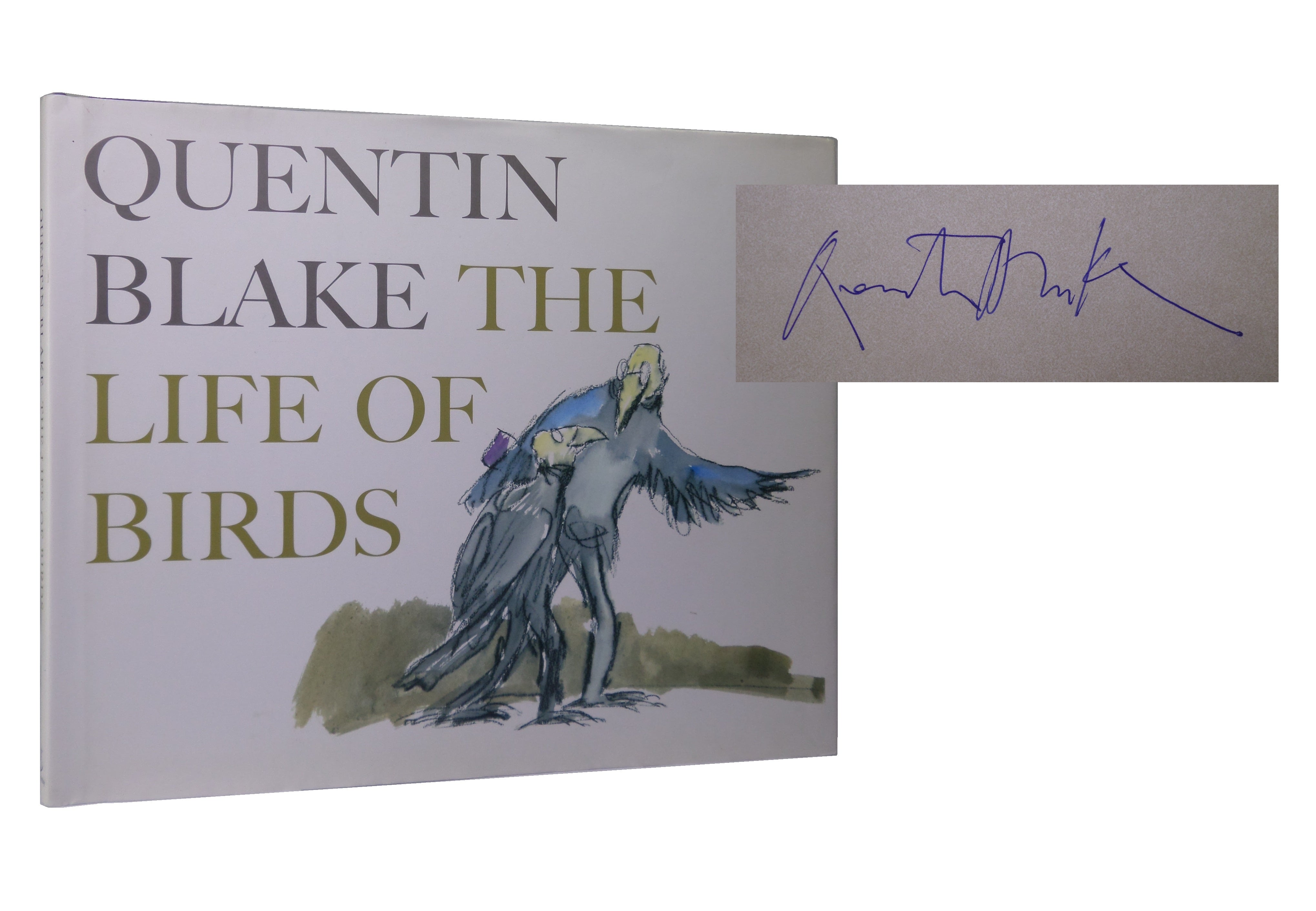 THE LIFE OF BIRDS BY QUENTIN BLAKE 2005 SIGNED FIRST EDITION