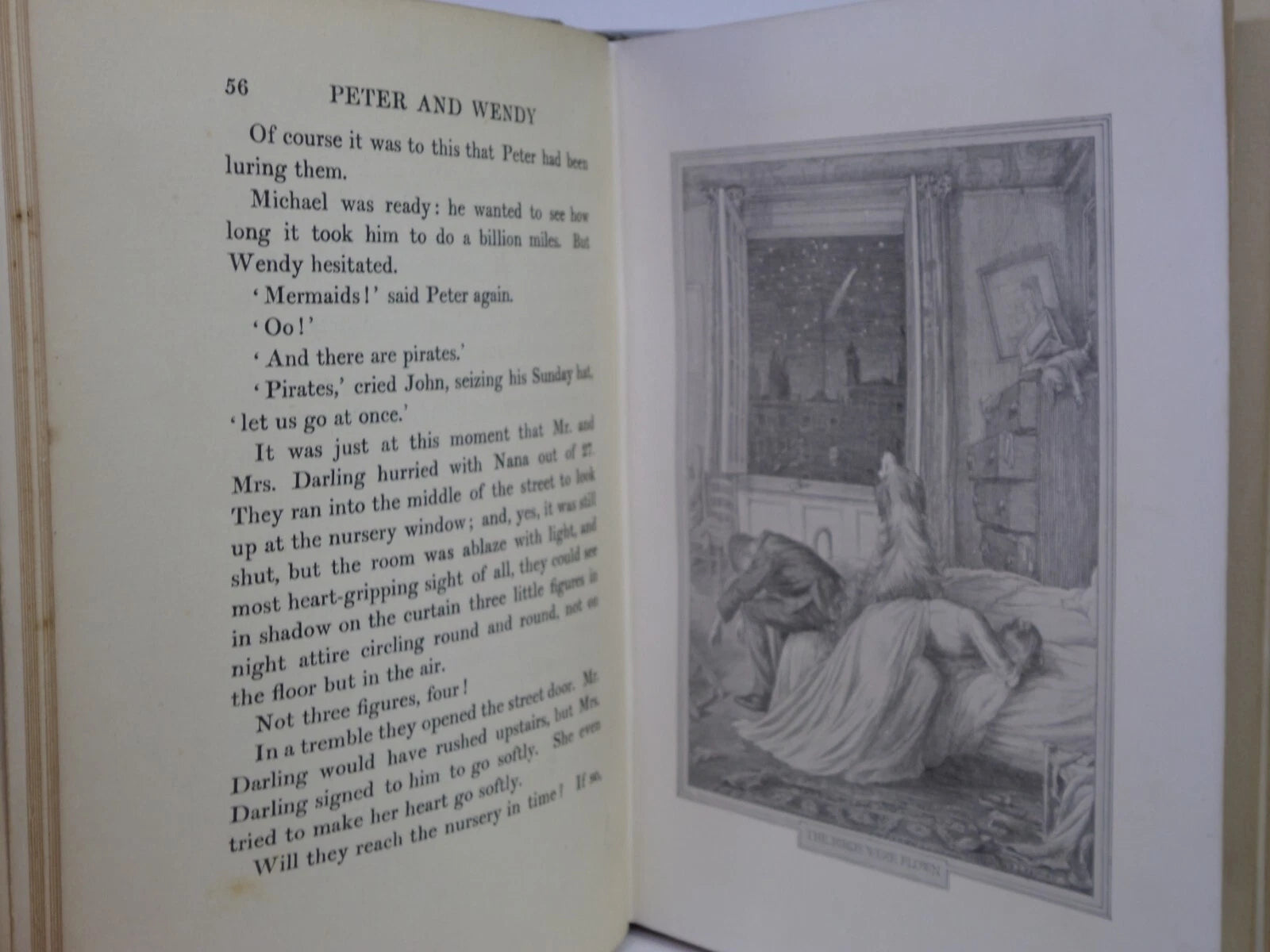 PETER AND WENDY BY J.M. BARRIE 1911 FIRST EDITION