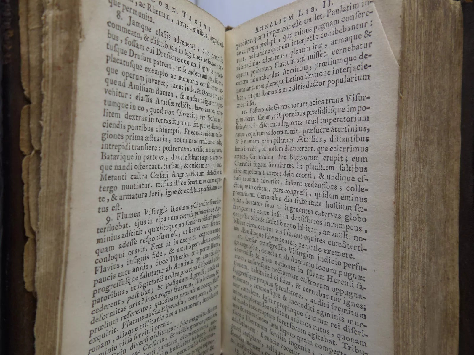 C. CORNELIUS TACITUS CUM OPTIMIS EXEMPLARIBUS COLLATUS 1678 COEVAL BINDING