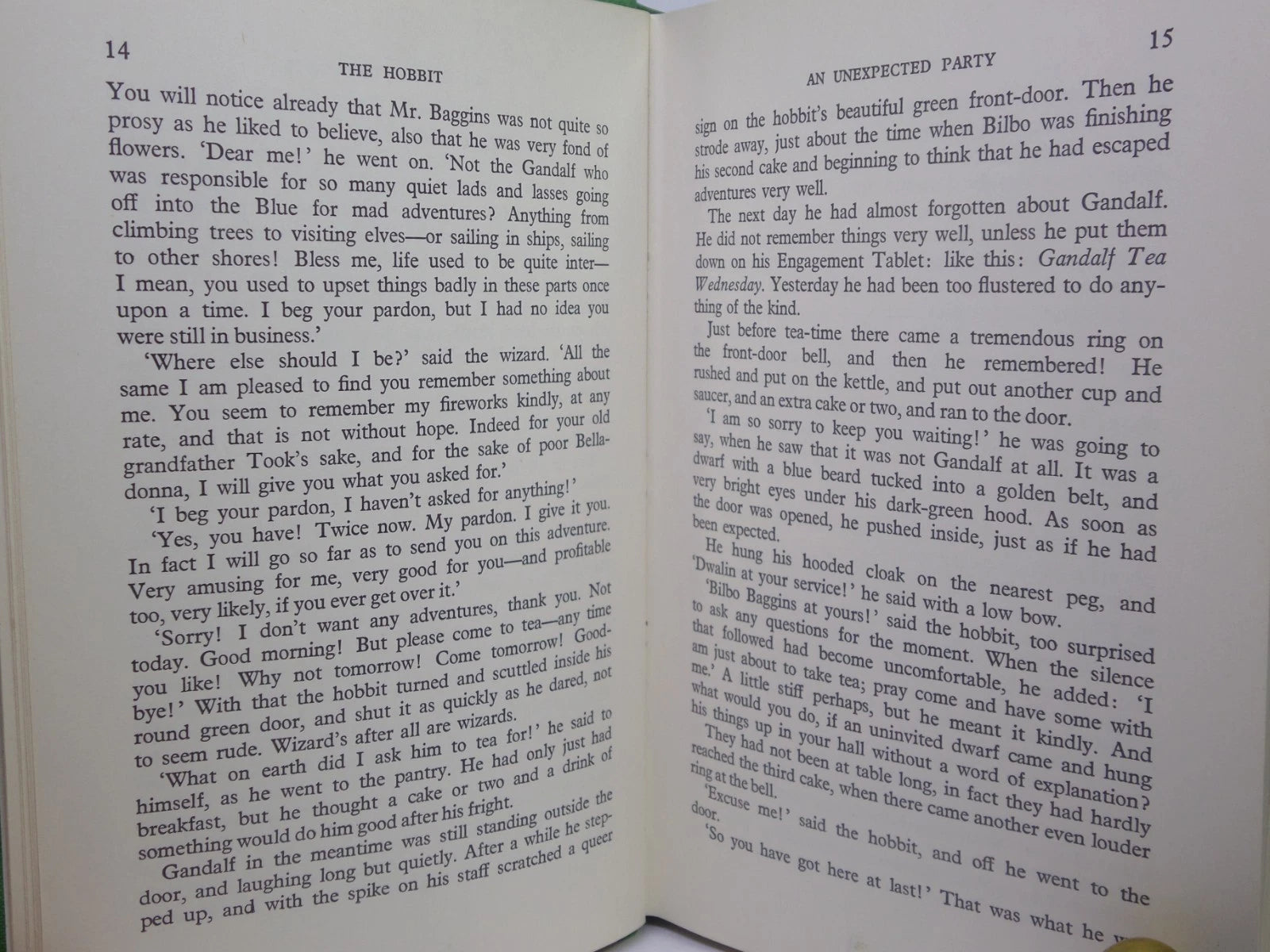 THE HOBBIT BY J.R.R. TOLKIEN 1974