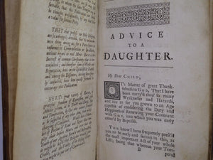 RELIGIOUS AND CHRISTIAN ADVICE TO A DAUGHTER WRITTEN BY A LADY 1714