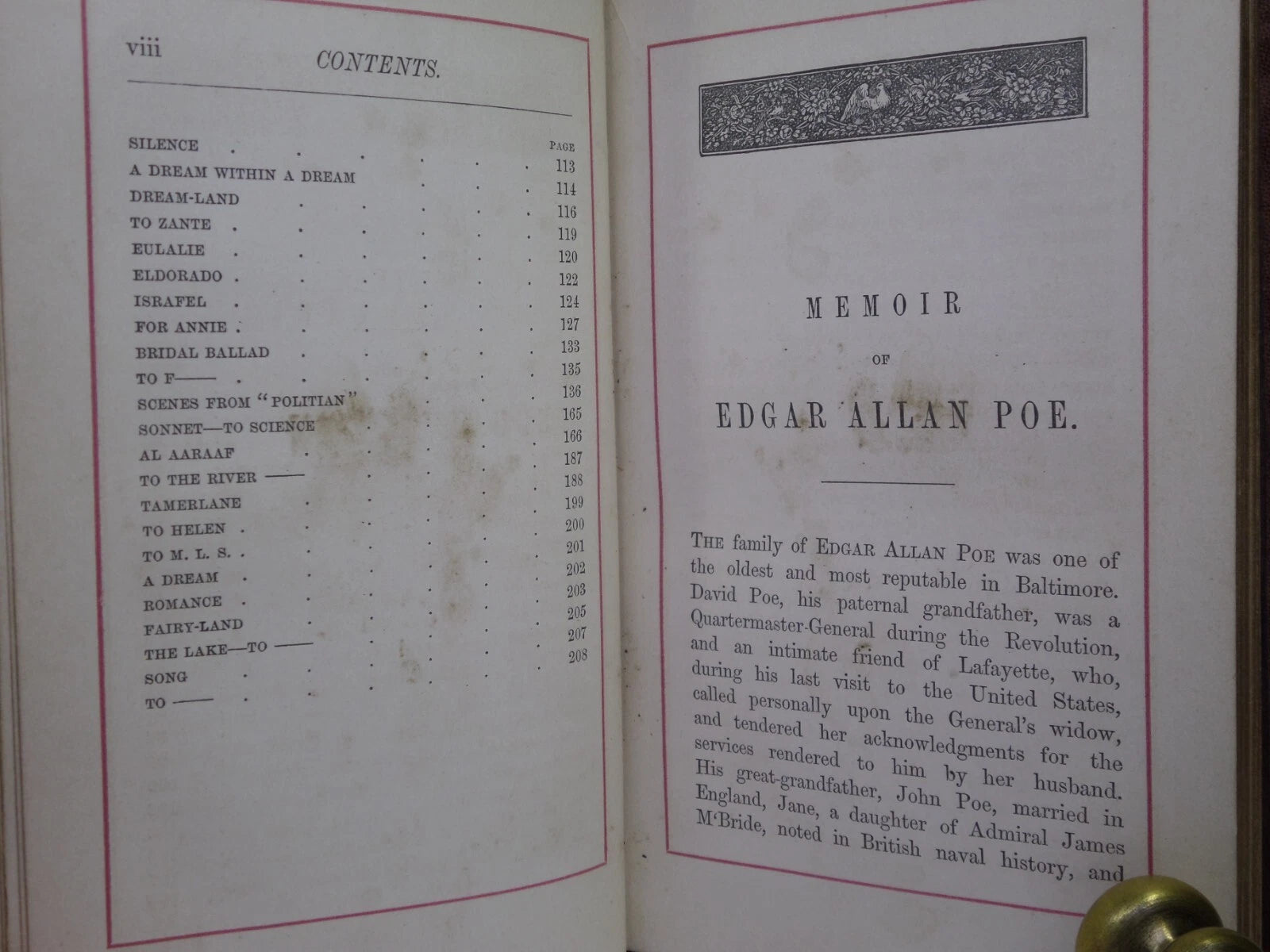 THE POETICAL WORKS OF EDGAR ALLAN POE C.1870