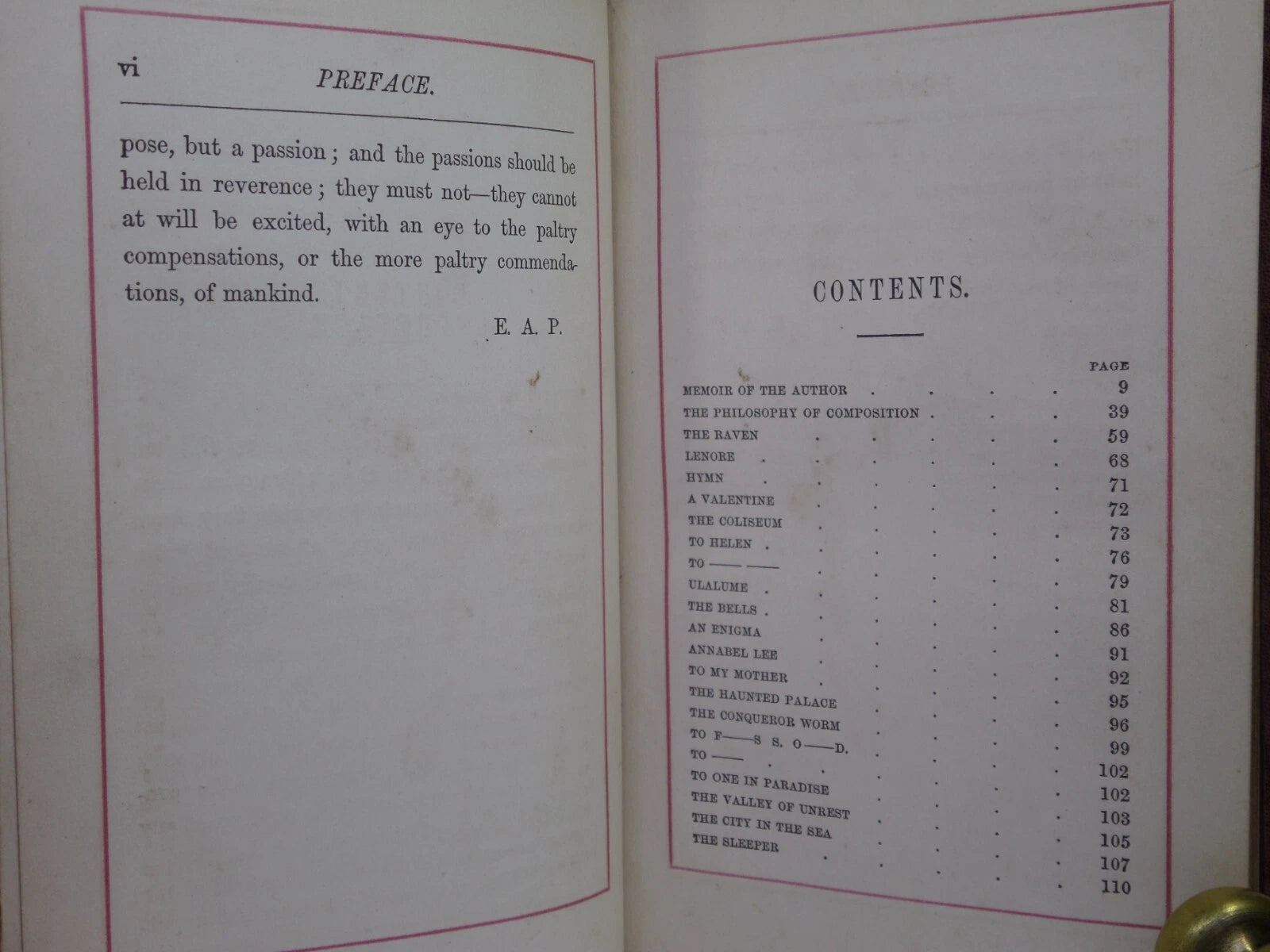 THE POETICAL WORKS OF EDGAR ALLAN POE C.1870