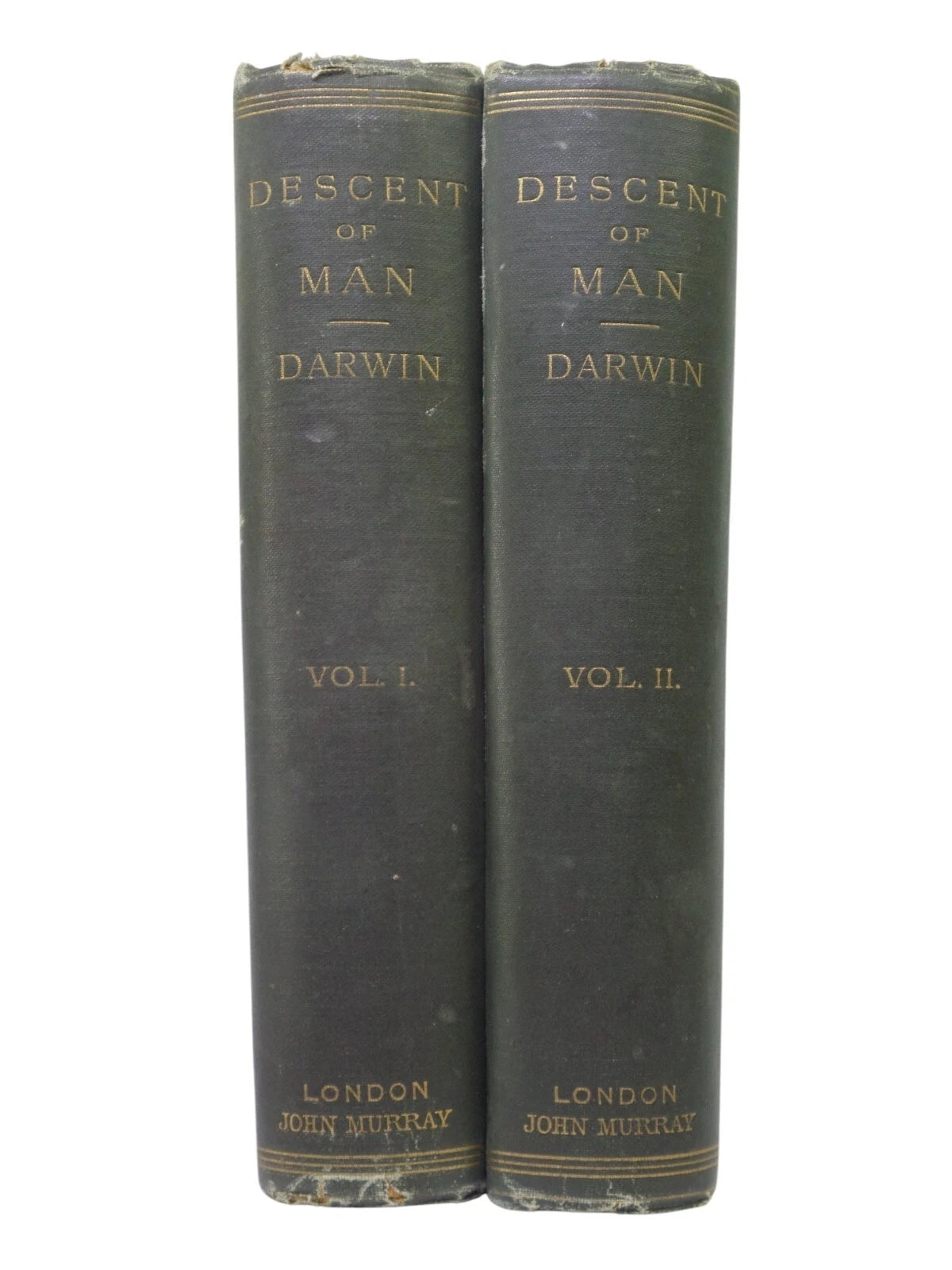 THE DESCENT OF MAN BY CHARLES DARWIN 1888 IN TWO VOLUMES