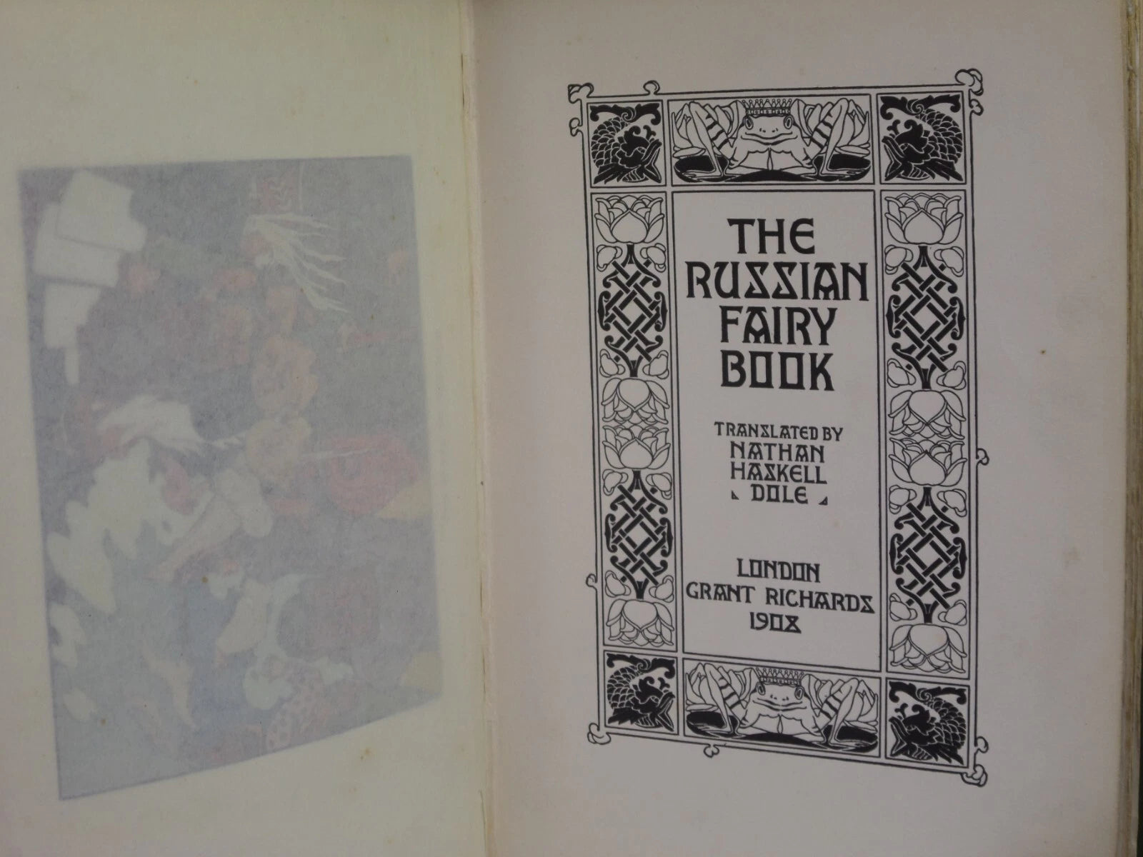 THE RUSSIAN FAIRY BOOK TRANSLATED BY NATHAN HASKELL DOLE 1908
