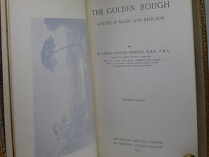 THE GOLDEN BOUGH BY JAMES GEORGE FRAZER 1933 RIVIERE FINE BINDING