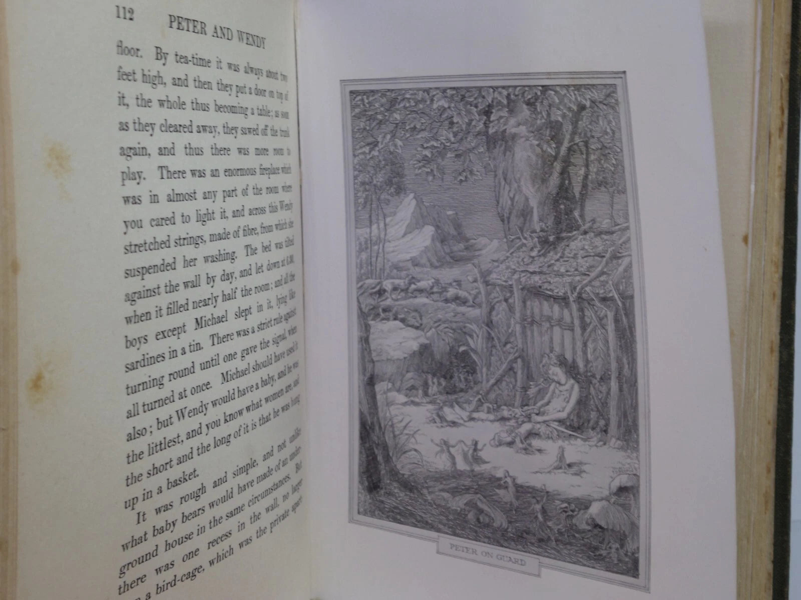 PETER AND WENDY BY J.M. BARRIE 1911 FIRST EDITION