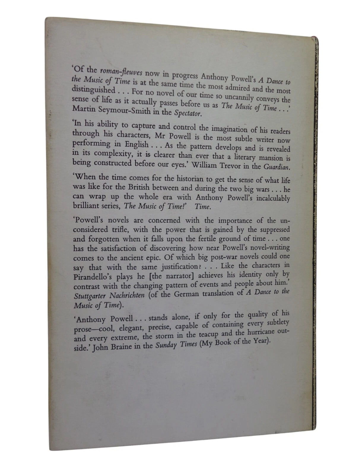 A QUESTION OF UPBRINGING BY ANTHONY POWELL 1969