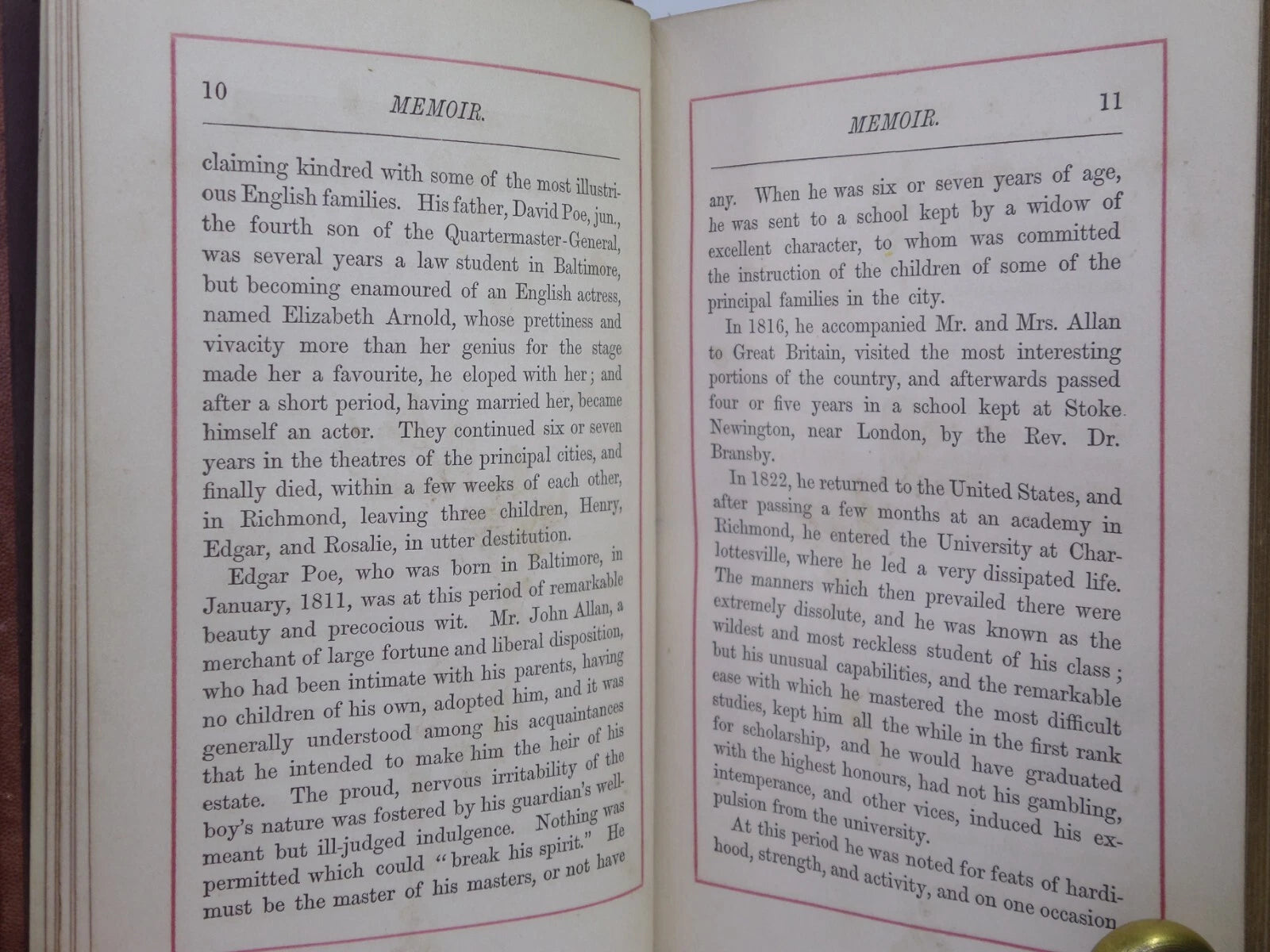 THE POETICAL WORKS OF EDGAR ALLAN POE C.1870