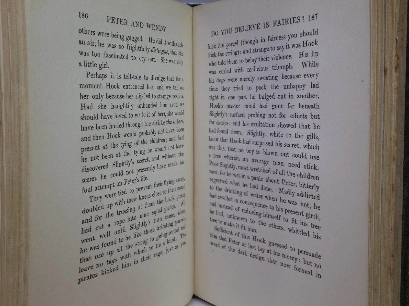 PETER AND WENDY BY J.M. BARRIE 1911 FIRST EDITION