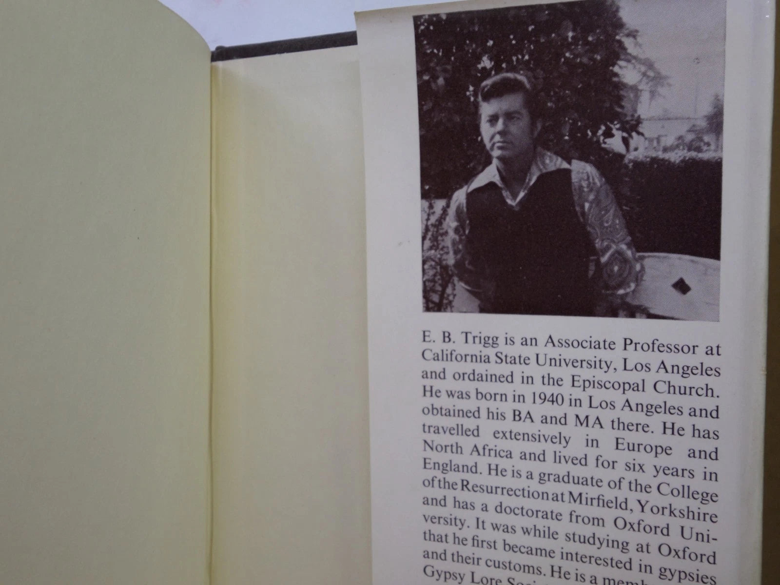 GYPSY DEMONS AND DIVINITIES: THE MAGICAL & SUPERNATURAL PRACTICES OF THE GYPSIES BY E.B. TRIGG 1975