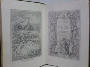 PETER AND WENDY BY J.M. BARRIE 1911 FIRST EDITION