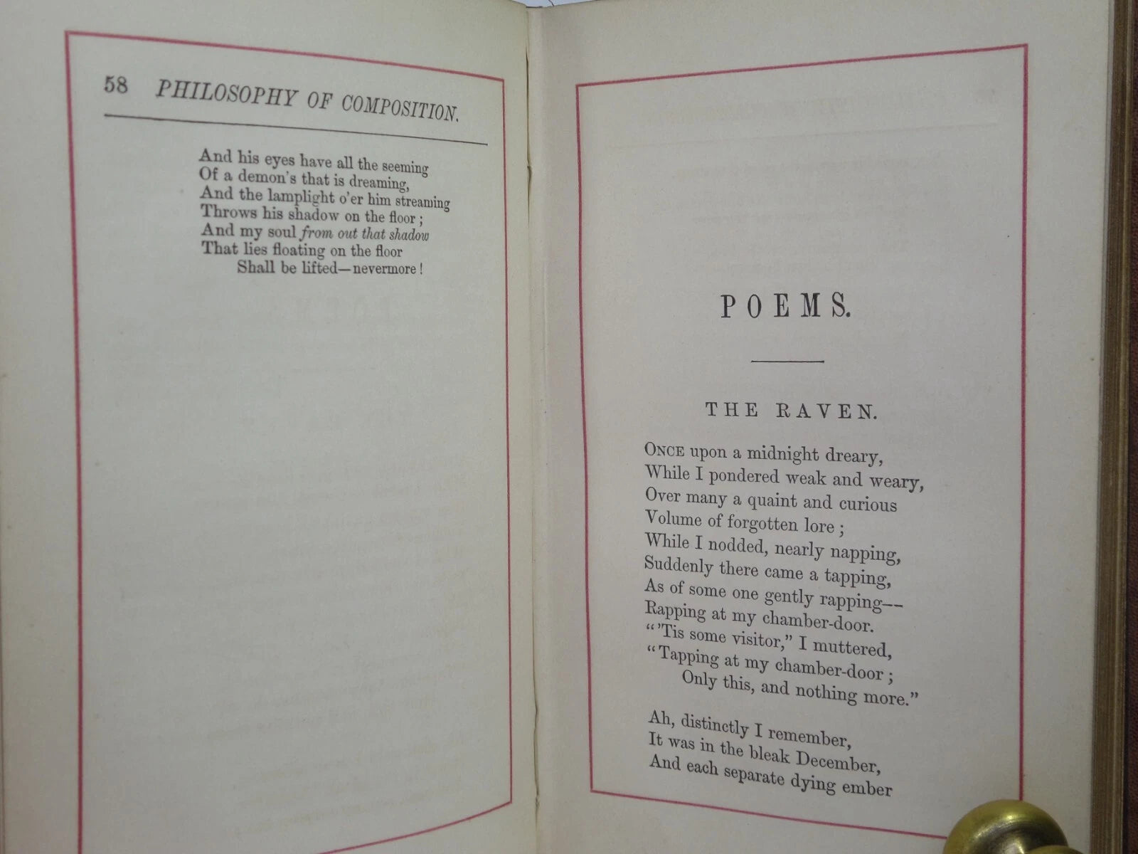 THE POETICAL WORKS OF EDGAR ALLAN POE C.1870