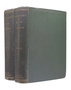 THE DESCENT OF MAN BY CHARLES DARWIN 1888 IN TWO VOLUMES
