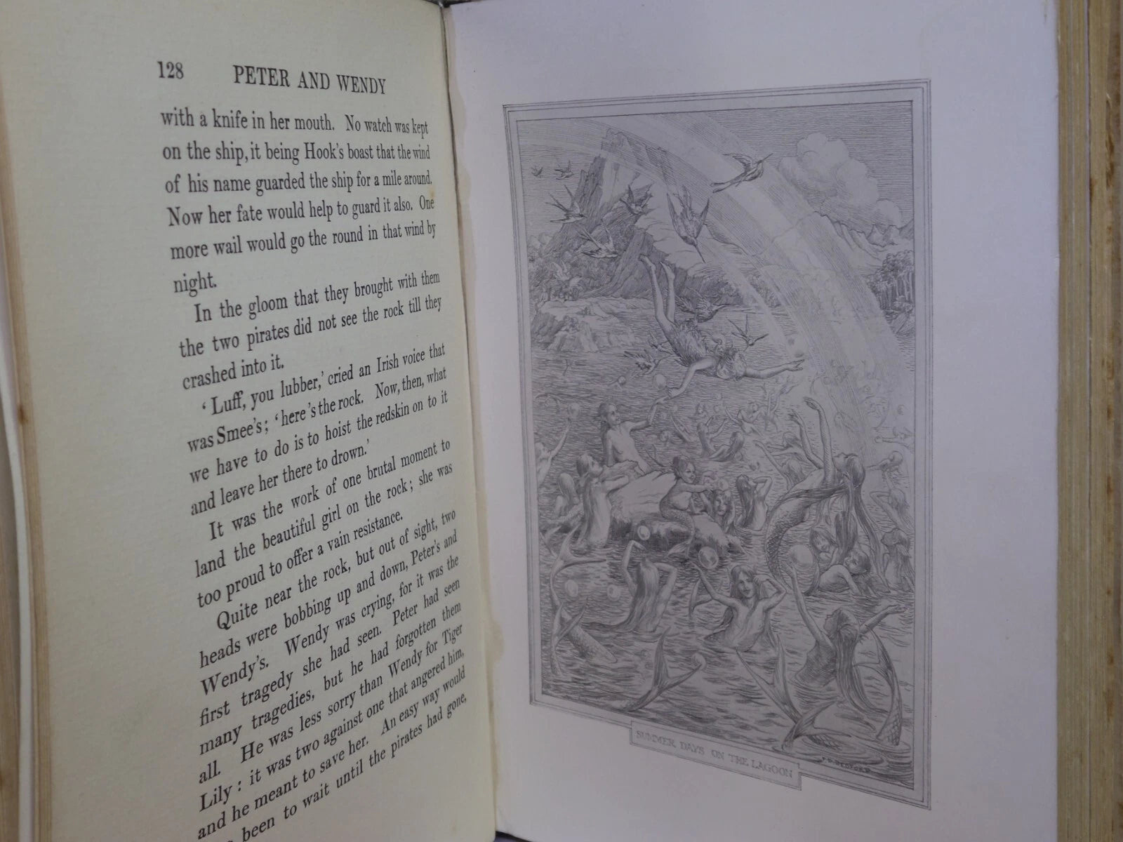 PETER AND WENDY BY J.M. BARRIE 1911 FIRST EDITION