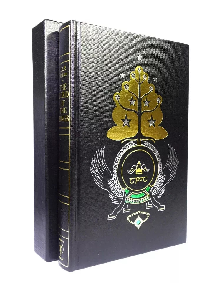 THE LORD OF THE RINGS TRILOGY BY J.R.R. TOLKIEN 1990 DELUXE EDITION