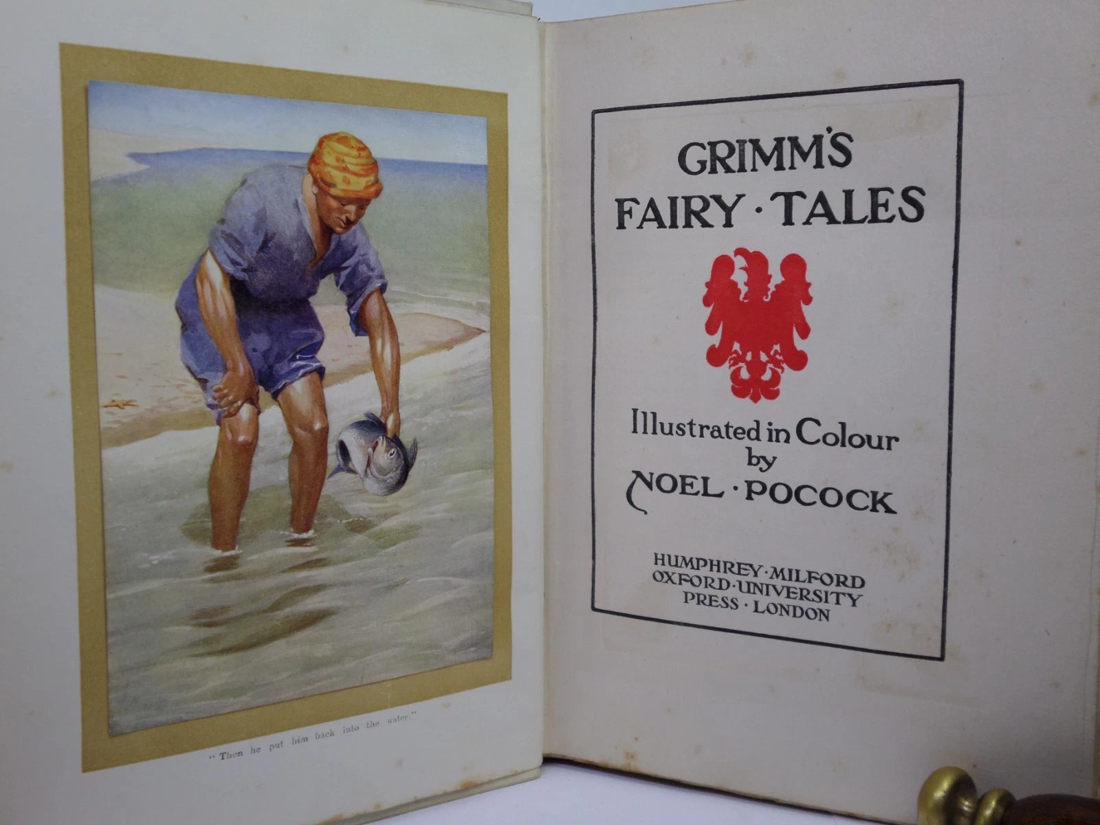 GRIMM'S FAIRY TALES ILLUSTRATED IN COLOUR BY NOEL POCOCK CIRCA 1920