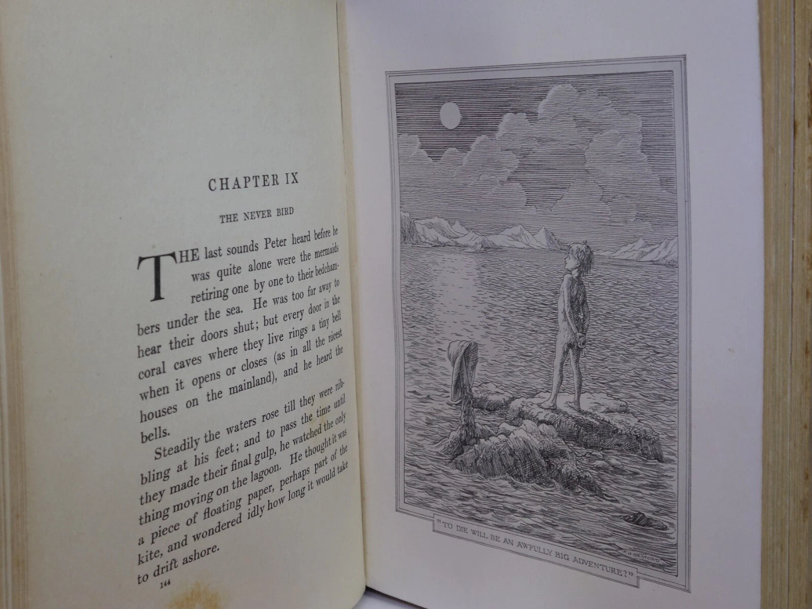 PETER AND WENDY BY J.M. BARRIE 1911 FIRST EDITION